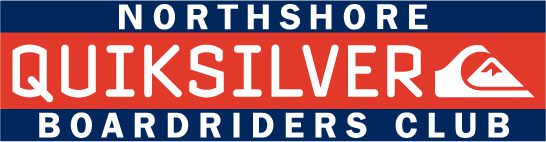 A red white and blue sign with the words northshore silver riders